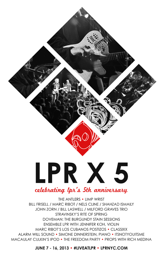 LPR X 5 poster design